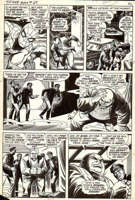 Jim Mooney, John Romita Sr. | Amazing Spiderman Issue 69 Page 17 Sold Sold Sold! | Romitaman
