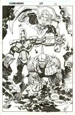 Erik Larsen | Savage Dragon Issue 119 Page 21 | Albert Moy