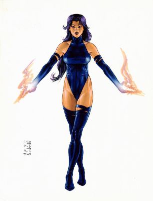 Joseph Michael Linsner | Wizard the Comics Magazine #83 (Published Psylocke Pinup!) 1998 | Romitaman