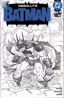 Riley Rossmo | *Sketch Covers* Issue Absolute Batman #1 Page Sketch Cover | Felix Comic Art