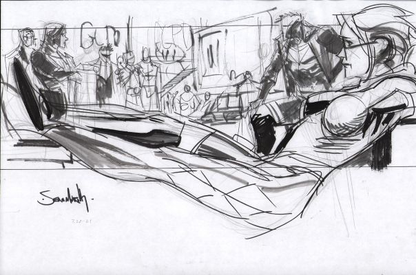 Sean Gordon Murphy | Harley Quinn (White Knight Version) Panel/Page Prelim - Signed | Anthony’s Comic Book Art