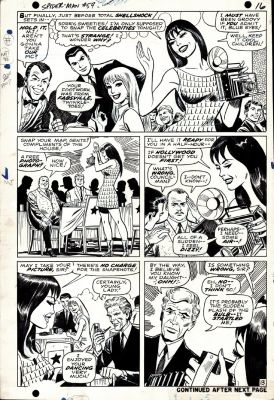 Don Heck, John Romita Sr., Mike Esposito | Amazing Spider-Man #59 P 13 (Earliest Pg Ever Offered For Sale with Mj & Gwen Together!) 1967 | Romitaman