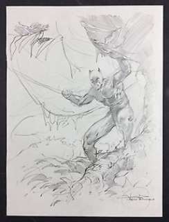 Saverio Tenuta - Original Sketch - Black Panther 