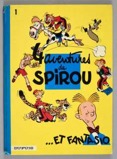 Franquin | 4 aventures de Spirou et Fantasio. Edition au dos rond... | Coutau Bégarie