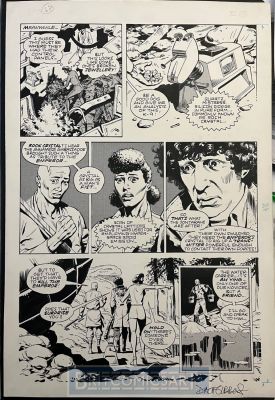 Dave Gibbons | Doctor Who Monthly 45 - Dragons Claw Pg 2 By Dave Gibbons Issue 45 Page 2 | BritComicsArt