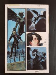 Bo Hampton - Original Watercolor Art Page - Shrike - (2004) | Catawiki