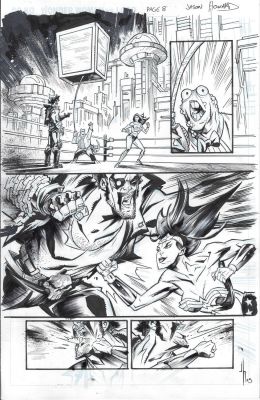 Jason Howard | Dc Ko Wonder Woman Vs Lobo Issue 01 Page 08 | Splash Page