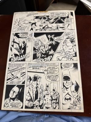 Original Art Don Newton Batgirl End Page Detective Comics 492 1980 DC