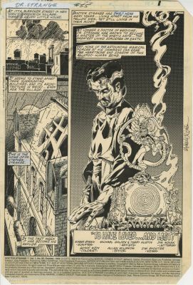 Michael Golden, Terry Austin - Dr. Strange Issue 55 Page 1