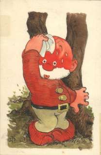 Dulieu, Jean (Oort, Jan van) - Paulus de Boskabouter - Original coloured illustration - (1950s) | Catawiki