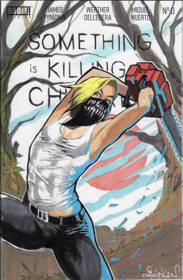 Aniekan Udofia | Sketch Cover - Something Is Killing the Children | TDArt