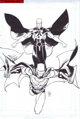 Dan Mora | Covers / Pinups Issue Justice League Unlimited # 17 a Page Cover | Kwan Chang