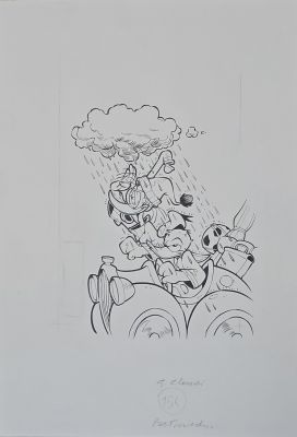 Copertina originale Lorenzo Pastrovicchio I Grandi Classici #154 | Venere Comic Art