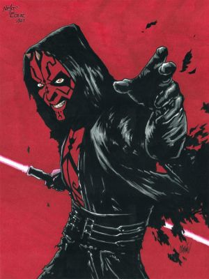 Ruvel Abril | Darth Maul | Next Comic Art