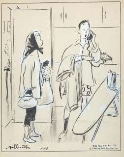 168: William Galbraith Side Glances daily 1/13/60 comic