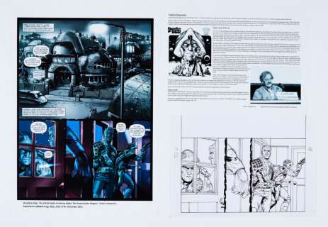 Strontium Dog - The Life and Death of Johnny Alpha original lower… | Comic Book Auctions ltd