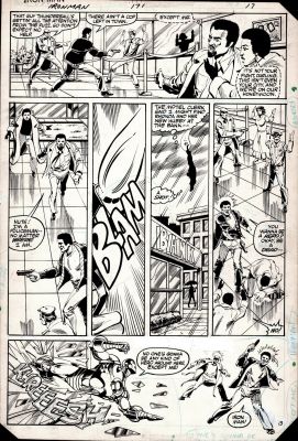 Luke McDonnell, Steve Mitchell | Iron Man #171 P 13 (2Nd Jim Rhodes As Iron Man, Battle!) 1983 | Romitaman
