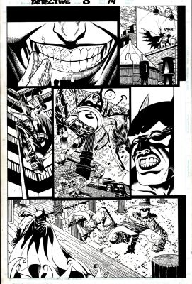Unknown a Artist | Batman Chronicles Unpublished Batman Joker, Riddler, Scarecrow Battle Page! | Romitaman