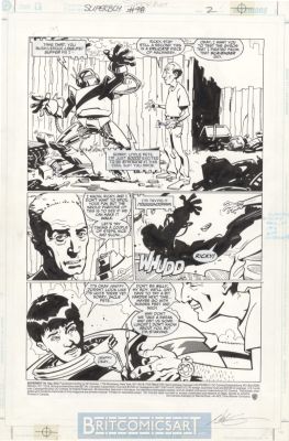 John McCrea | Superboy 98 Pg 2 By John McCrea Issue 98 Page 2 | BritComicsArt
