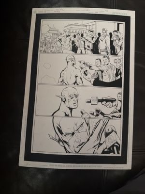 Original Art Flash # 216 Page 20 Penciller Howard Porter Inker John Livesay | eBay US