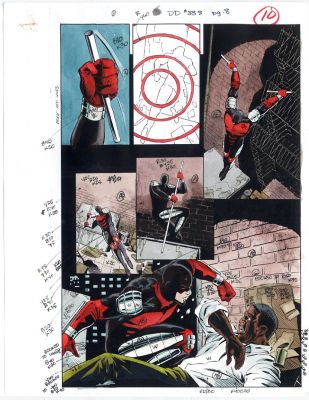 Christie Scheele Alexander Jubran Ande Parks | Daredevil - Color Guide Issue 338 Page 10 | Catskill Comics