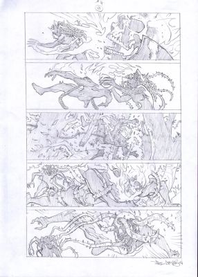 Paul Davidson – Ghost Rider – Spirits of Violence 4p13 | Berserker Art