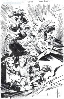 Jason Howard | Transformers (2023 Image) Issue 34 Page 14 | Splash Page