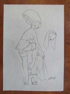 Lapone, Antonio - illustration originale - Pin-up - Elsa Lanchester | Catawiki