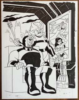 Tim Levins - Darkseid, Granny Goodness, Superman, and Wonder Woman