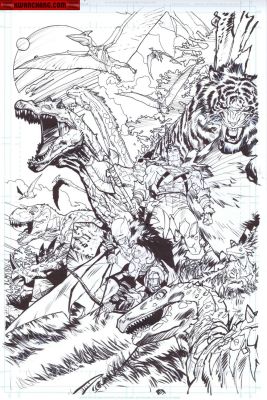 Dan Mora | Covers / Pinups Issue Batman Superman Worldâ€™S Finest # 51 Page Cover | Kwan Chang
