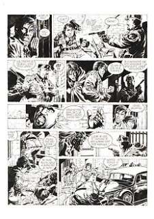 Mitton, Jean-Yves - Original page (p.38) - De Silence et de Sang 8 - Les 4 provinces de l‘Ave Maria - (1994) 