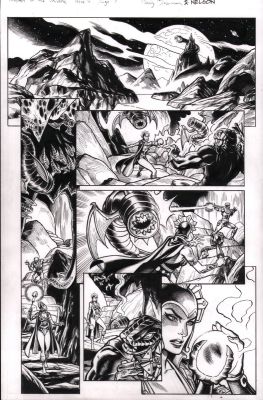Nelson Decastro, Reilly Brown | He-Man And the Masters of the Universe #6 P.7 - Evil-Lyn - Signed - 2026 | Anthony’s Comic Book Art