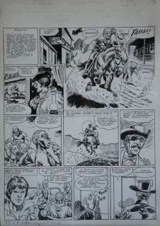 Renato Polese - Tavola originale per Il Vittorioso ‘Territorio di Nord Ovest