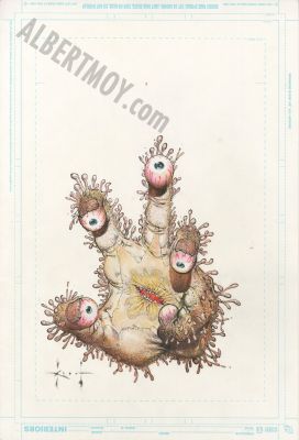 Sam Kieth | Giant Squid Page Cover | Albert Moy