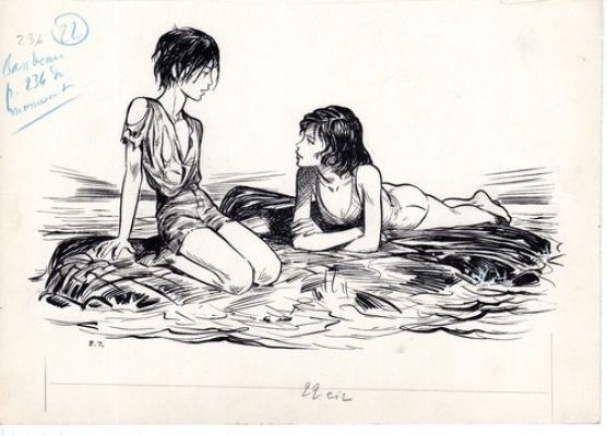 DESSIN ORIGINAL Pierre JOUBERT RN8 Zora la rouquine p254 Signe de Piste NO SCOUT | eBay Europe