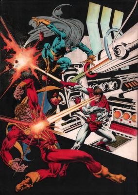 Rudy Nebres | Eerie #134 Painted Cover Art - 1982 | Anthony’s Comic Book Art
