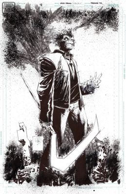 Whilce Portacio | Shadowman Cover - Variant | Panel Page Art