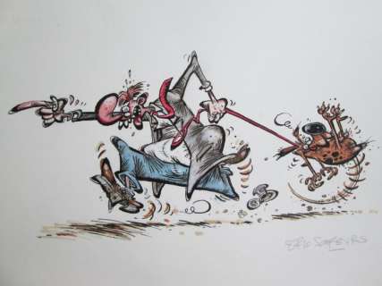 Schreurs, Eric - Original art in colour - Joop Klepzeiker - Window poster - (2017) | Catawiki