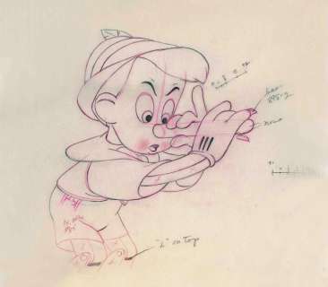 PINOCCHIO - Studio Disney, 1940. Dessin d’animation Ollie Johnston. 31 | Rossini