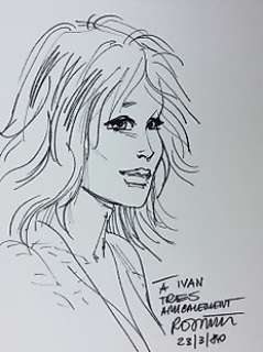 Rosinski, Grzegorz - Dessin original - Série Thorgal - Aaricia (1980) 