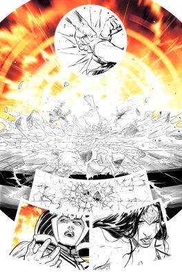 Xermanico | DC KO #03 P. 14 (Monoprint / AP) | Black Diamond