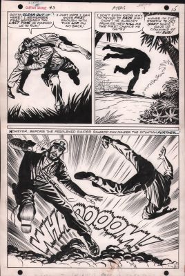 Dick Ayers | Captain Savage And His Leatherneck Raiders #3 P.11 - Raider Ramrod - 1968 | Anthony’s Comic Book Art