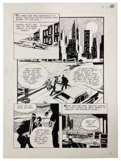 EERIE The Killer Slime Original Storyboard Production Comic Art | Los Angeles Estate Auction