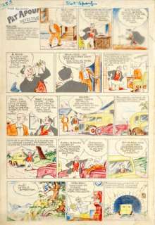Gervy (Desdemaines, Yves 1908-1998) | "Les aventures de Pat’Apouf aux Antipodes", encre de chine… | Stanley’s Auction