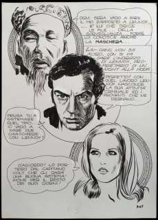 Milo Manara Genius #9 - 3x original pages (24,5x34,7cm) - EO - (1970) | Catawiki