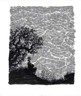 Becky Cloonan - Deafheaven’s “Gifts for the Earth” Paste Magazine Art by Becky Cloonan