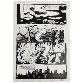 DC Showcase #8 Original Storyboard Production Comic Art Signed by Teddy Kristiansen | Los Angeles Estate Auction