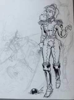 Meynet, Félix - Dessin original - Cavalerie au Champ de Bataille | Catawiki