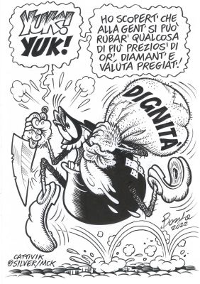 Massimo Bonfatti - Cattivik – Per libro Ass. Luca Coscioni