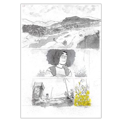 Anne Masse | Asphalte Sauvage - Planche originale 4 | Achetez de l’Art